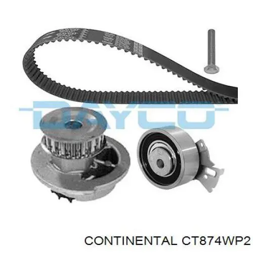 Correia do mecanismo de distribuição de gás, kit Continental/Siemens CT874WP2 preço, a partir de 104,61 USD