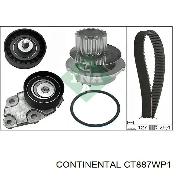 Correia do mecanismo de distribuição de gás, kit Continental/Siemens CT887WP1 preço, a partir de 118,96 USD