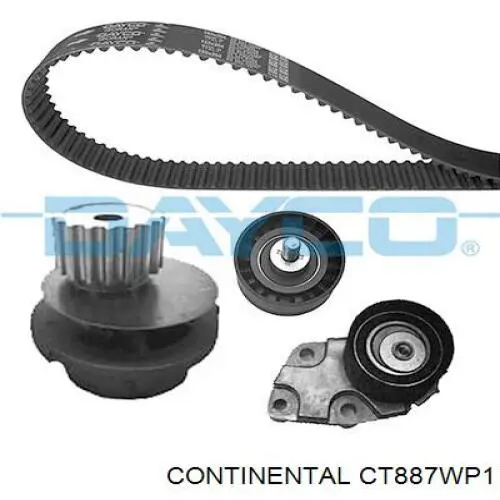 Compre CT887WP1 Continental/Siemens Correia do mecanismo de distribuição de gás, kit