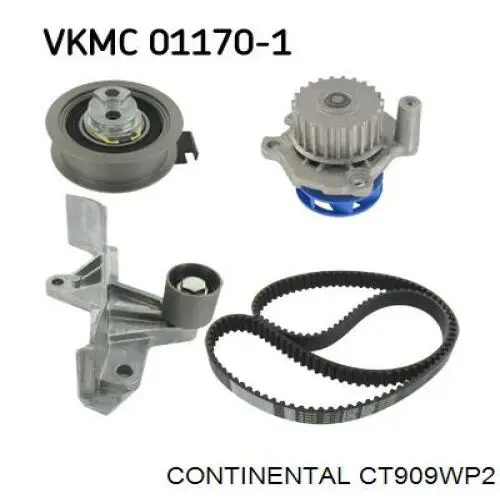 CT909WP2 Continental/Siemens Correia do mecanismo de distribuição de gás, kit