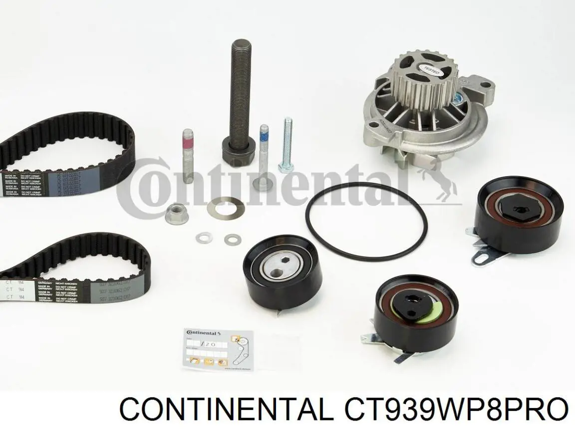 Compre CT939WP8PRO Continental/Siemens Correia do mecanismo de distribuição de gás, kit