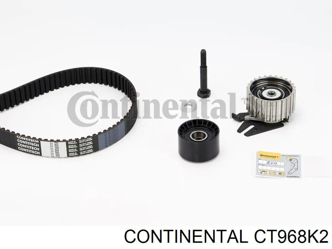 CT968K2 Continental/Siemens Correia do mecanismo de distribuição de gás, kit