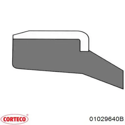Compre 01029640B Corteco Vedação da cremalheira da direção/do mecanismo (ver dimensões padrão)