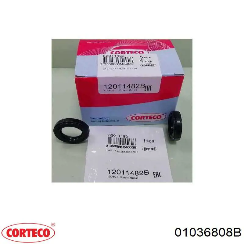 Compre 01036808B Corteco Anel de vedação, universal