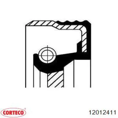 Vedação da árvore distribuidora de motor 12012411 Corteco