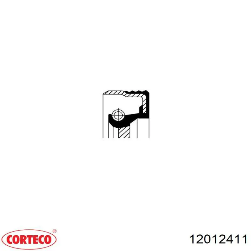 Compre 12012411 Corteco Vedação da árvore distribuidora de motor