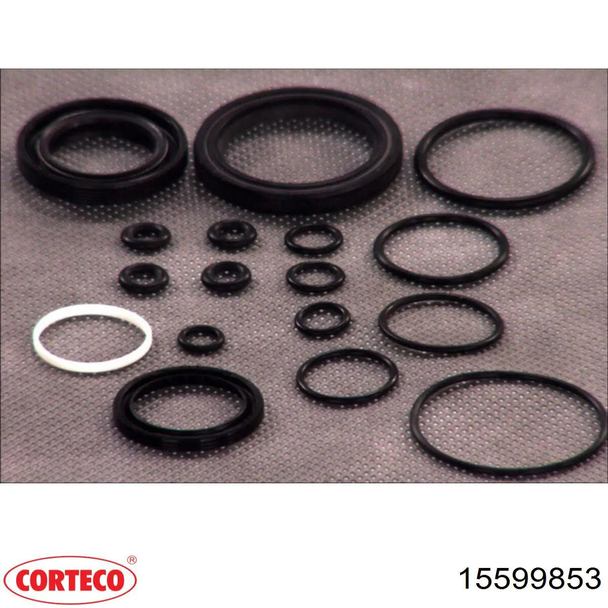 Kit de reparação da cremalheira da direção (do mecanismo), (kit de vedantes) 15599853 Corteco
