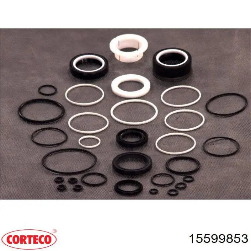 15599853 Corteco Kit de reparação da cremalheira da direção (do mecanismo), (kit de vedantes)