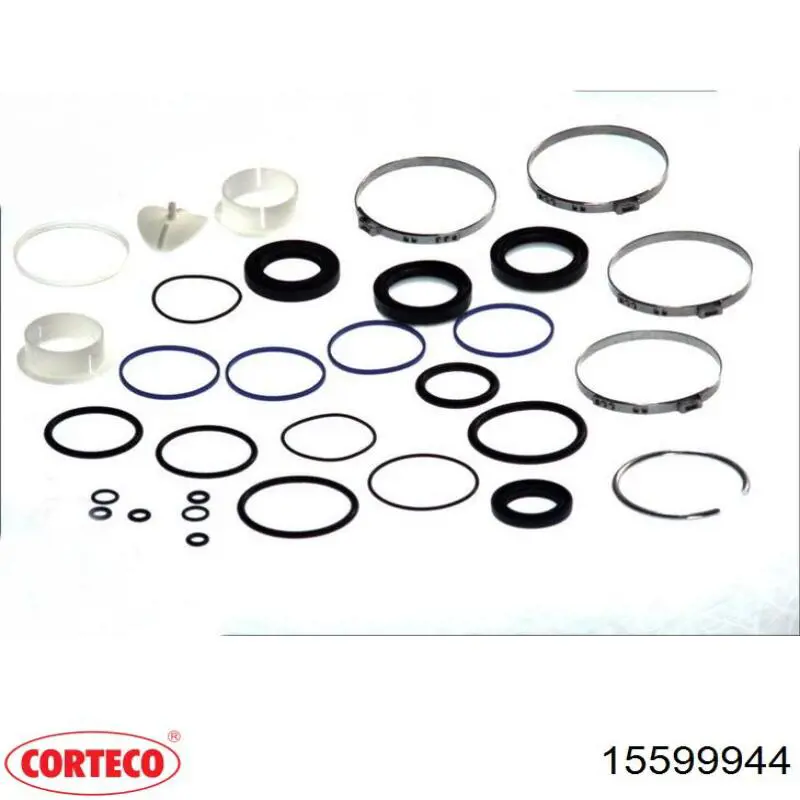 Compre 15599944 Corteco Kit de reparação da cremalheira da direção (do mecanismo), (kit de vedantes)
