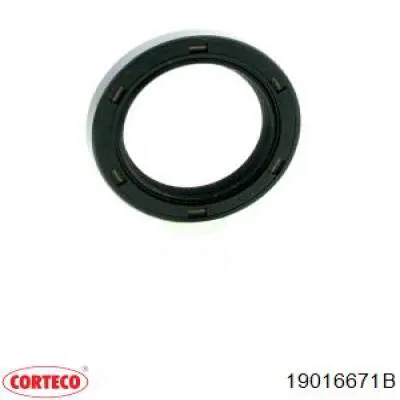 Vedação da árvore distribuidora de motor 19016671B Corteco