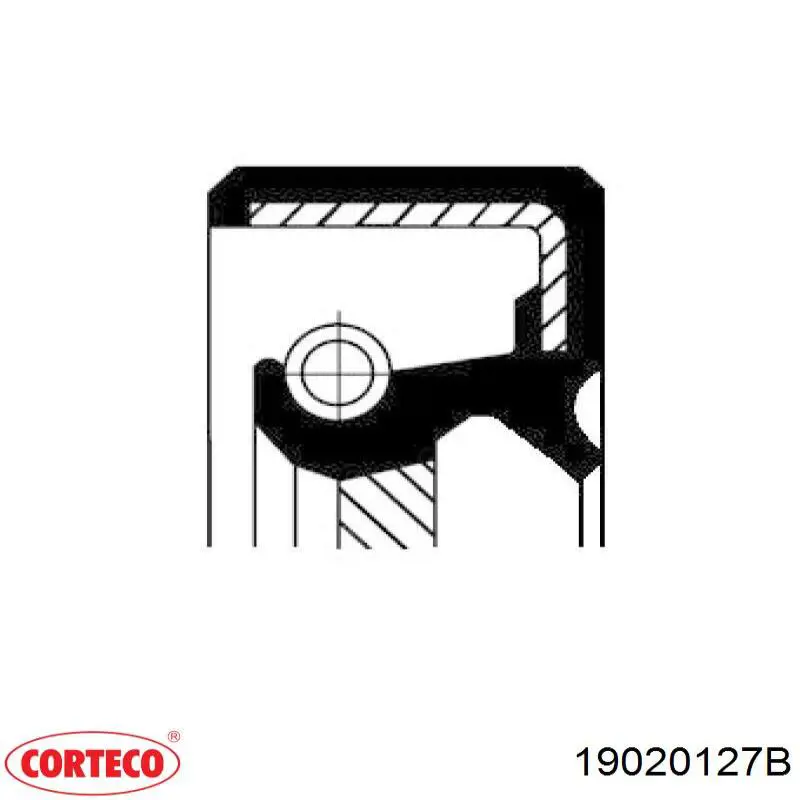 19020127B Corteco Bucim da árvore intermédia (de equilibração) de motor