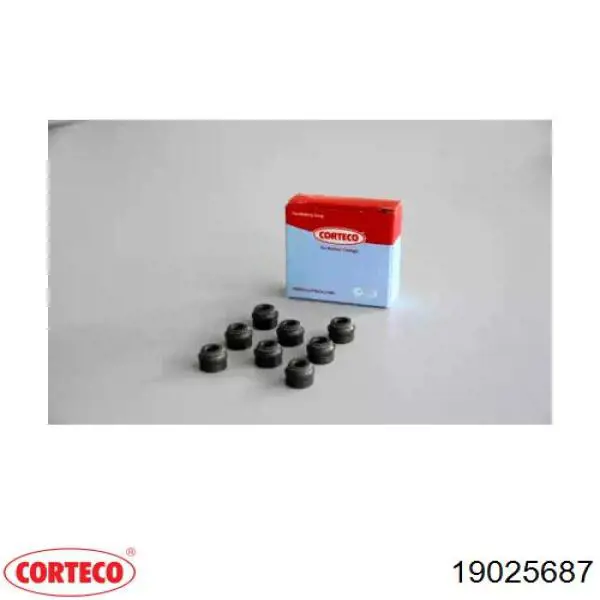 Compre 19025687 Corteco Vedação de válvula (coletor de óleo), admissão/escape, kit para um motor