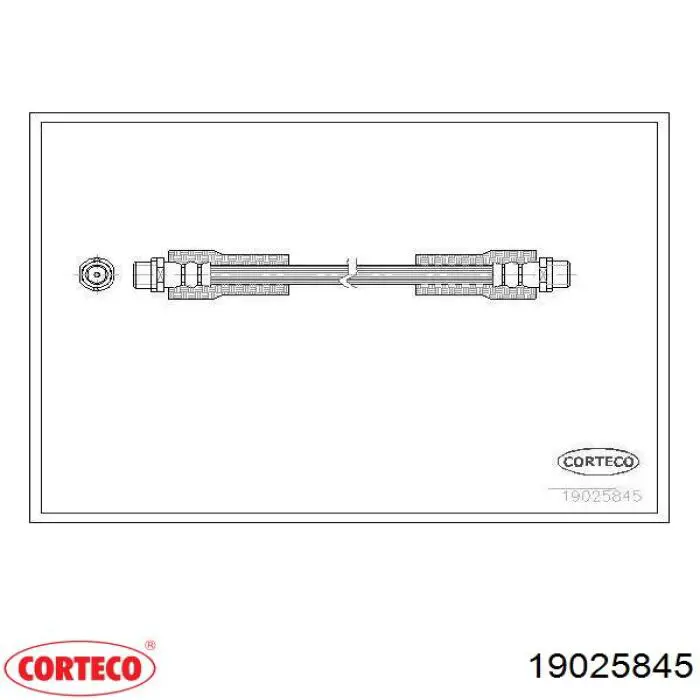 Mangueira do freio dianteira Corteco 19025845 preço, a partir de 11,12 USD