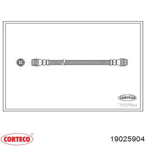 Mangueira do freio traseira Corteco 19025904 preço, a partir de 9,07 USD