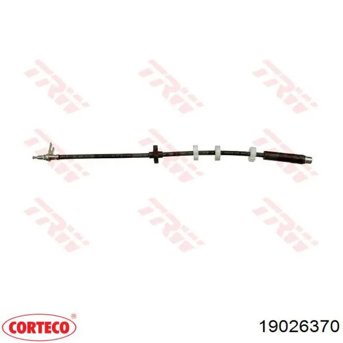 Compre 19026370 Corteco Mangueira do freio dianteira esquerda
