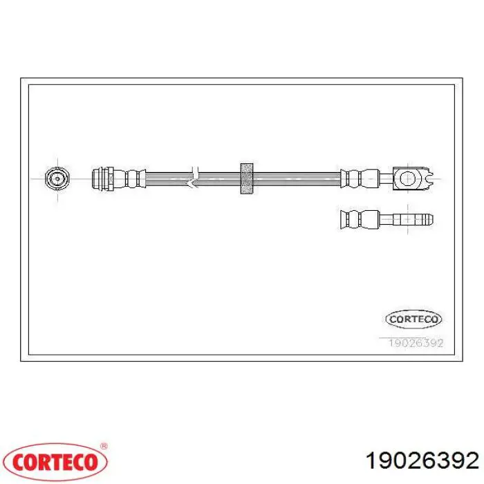 Mangueira do freio dianteira Corteco 19026392 preço, a partir de 17,09 USD