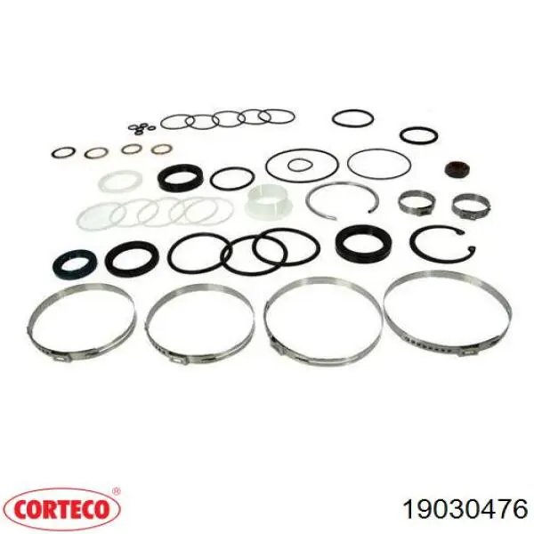 19030476 Corteco Kit de reparação da cremalheira da direção (do mecanismo), (kit de vedantes)