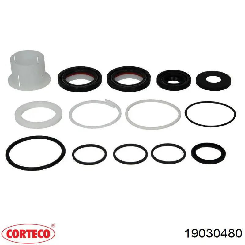 Kit de reparação da cremalheira da direção (do mecanismo), (kit de vedantes) Corteco 19030480 preço, a partir de 47,16 USD