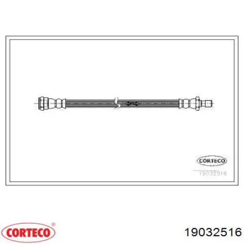 Mangueira do freio dianteira Corteco 19032516 preço, a partir de 20,43 USD