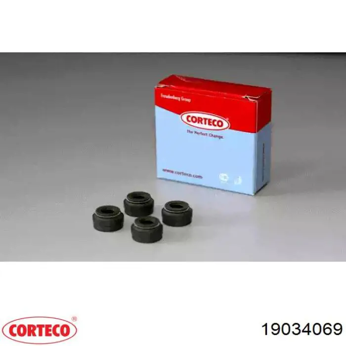 Compre 19034069 Corteco Bucim de válvula (coletor de óleo), admissão/escape