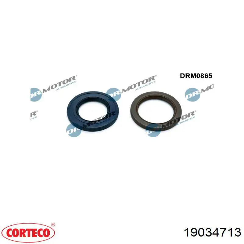 19034713 Corteco Vedação da árvore distribuidora de motor