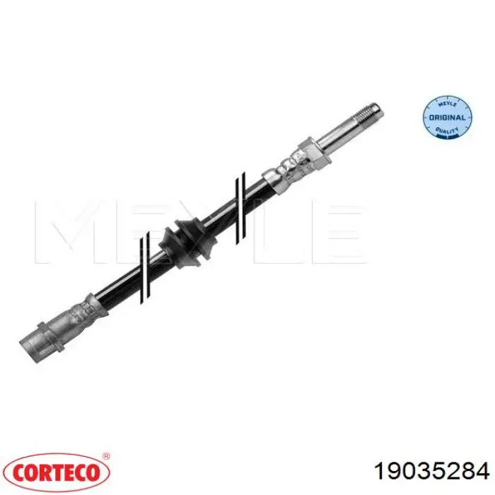 Compre 19035284 Corteco Mangueira do freio dianteira