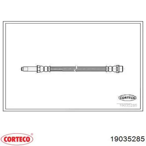 Mangueira do freio dianteira Corteco 19035285 preço, a partir de 21,53 USD