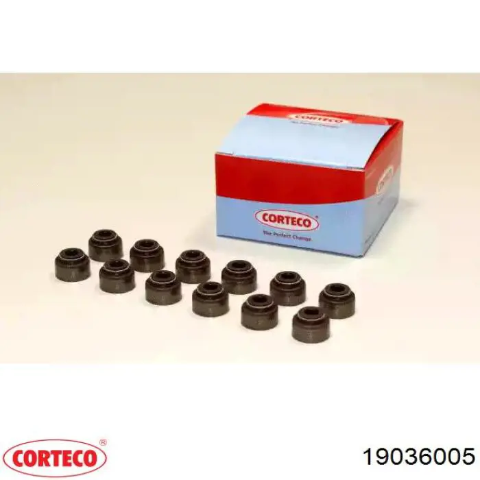 Compre 19036005 Corteco Vedação de válvula (coletor de óleo), admissão/escape, kit para um motor