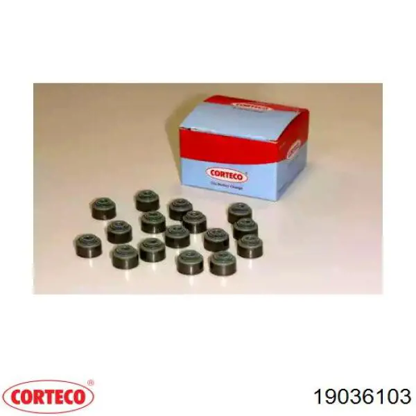 Compre 19036103 Corteco Vedação de válvula (coletor de óleo), admissão/escape, kit para um motor