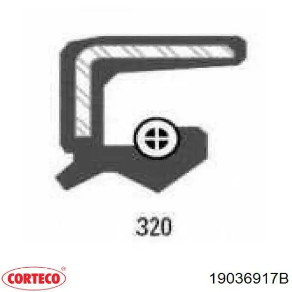 Vedação traseira de cambota de motor Corteco 19036917B preço, a partir de 11,19 USD