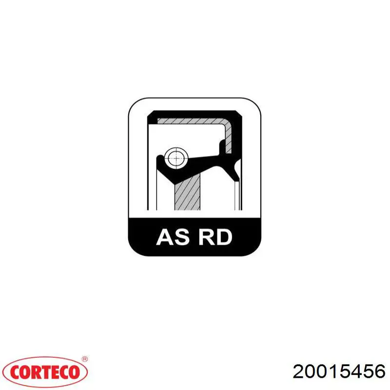 20015456 Corteco Vedação dianteira de cambota de motor