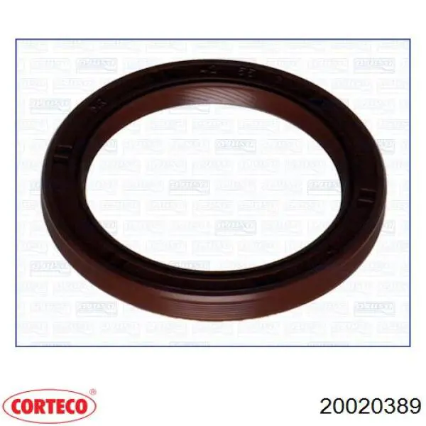 Vedação dianteira de cambota de motor 20020389 Corteco