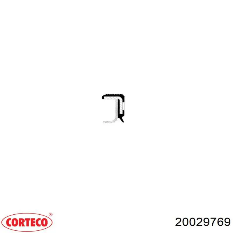 20029769 Corteco Vedação da Caixa Automática de Mudança (de árvore de saída/primária)