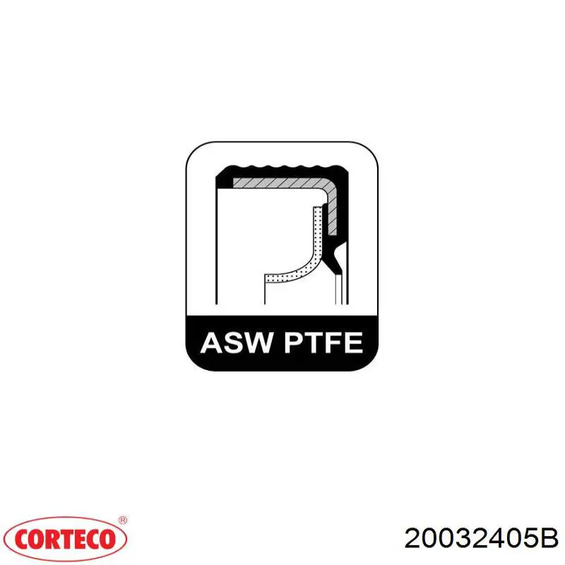 Vedação traseira de cambota de motor Corteco 20032405B preço, a partir de 20,67 USD