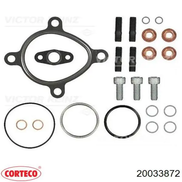 Vedação traseira de cambota de motor 20033872 Corteco