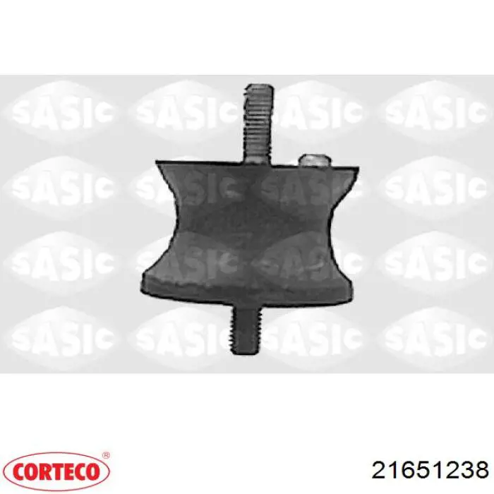 Compre 21651238 Corteco Coxim de transmissão (suporte da caixa de mudança)