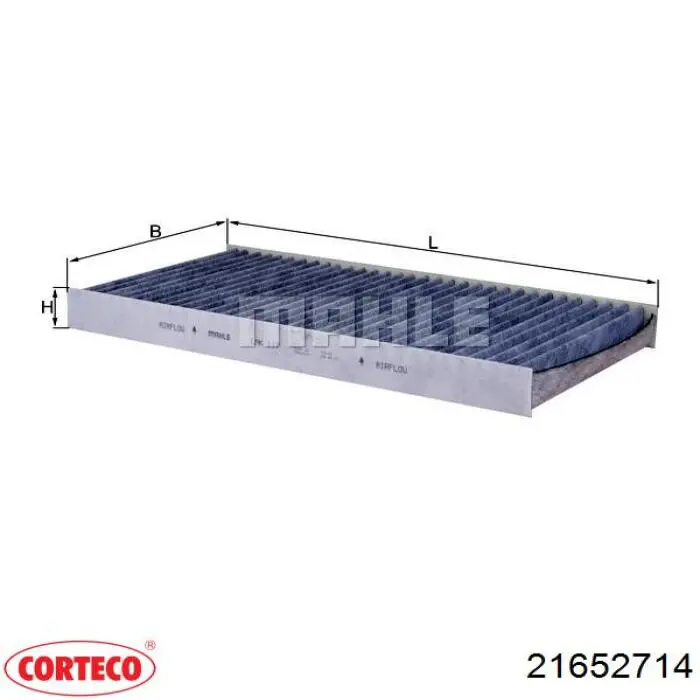 Filtro de salão Corteco 21652714 preço, a partir de 7,62 USD
