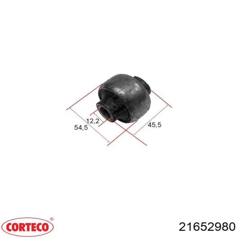 Bloco silencioso dianteiro do braço oscilante inferior Corteco 21652980 preço, a partir de 3,85 USD