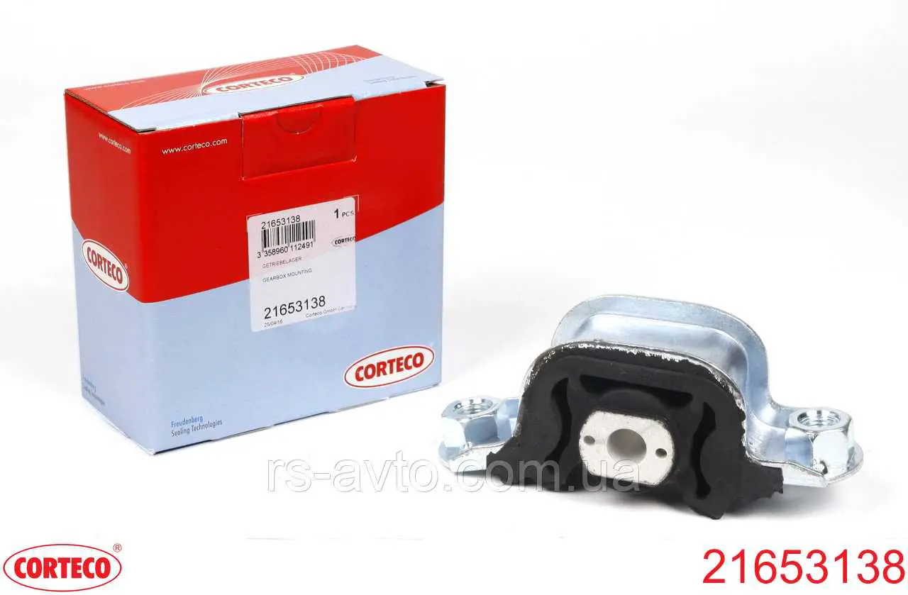 Coxim (suporte) esquerdo traseiro de motor Corteco 21653138 preço, a partir de 17,84 USD