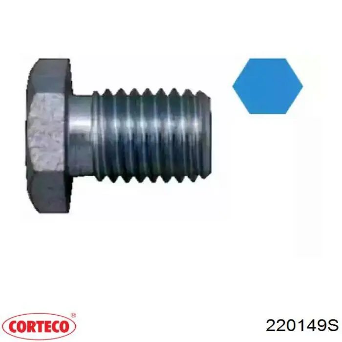 Compre 220149S Corteco Tampão de panela de motor