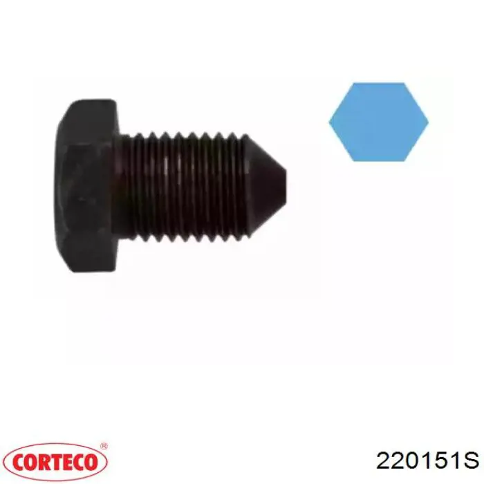 Compre 220151S Corteco Tampão de panela de motor