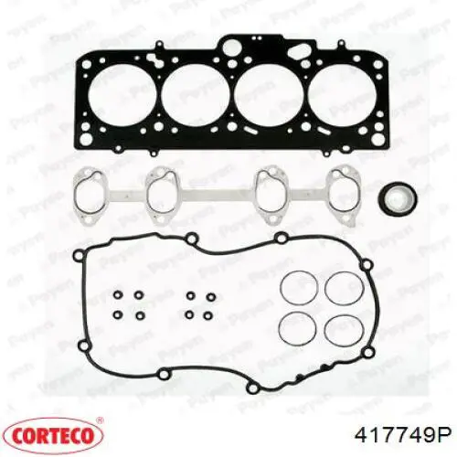 417749P Corteco Kit superior de vedantes de motor