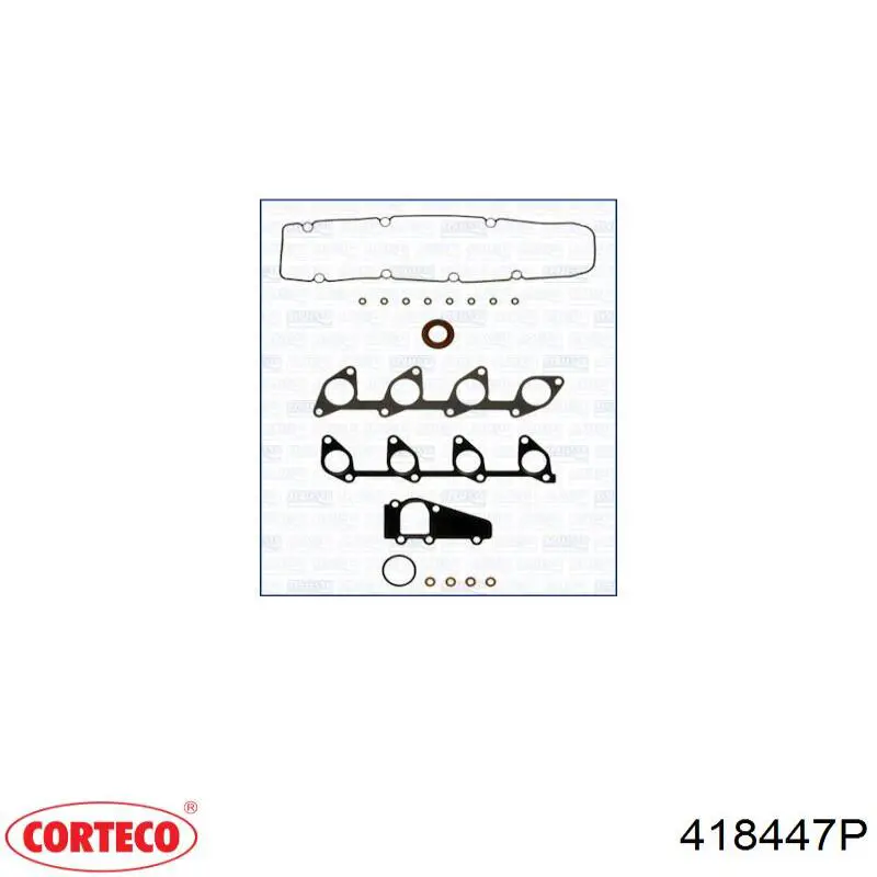 Compre 418447P Corteco Kit superior de vedantes de motor