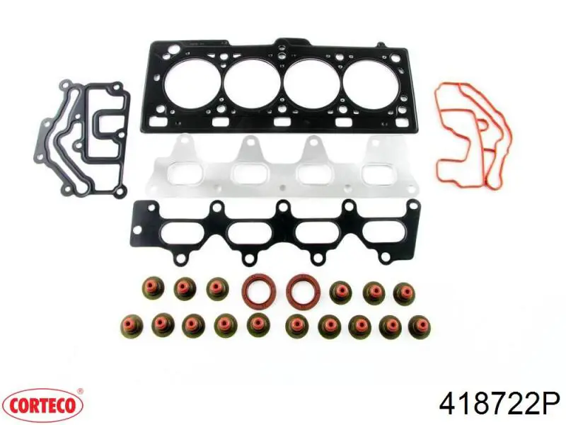 418722P Corteco Kit superior de vedantes de motor