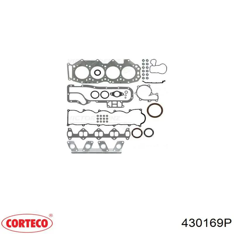 430169P Corteco Kit de vedantes de motor completo