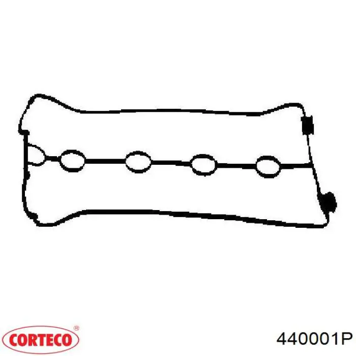 Compre 440001P Corteco Vedante de tampa de válvulas de motor