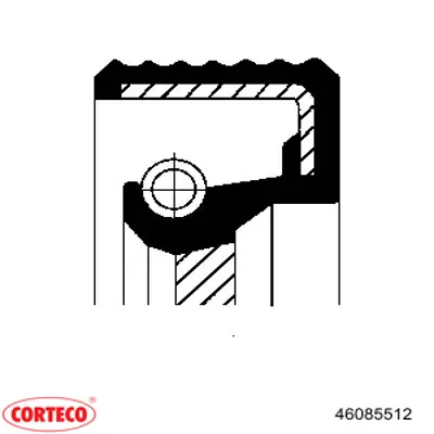 46085512 Corteco Bucim da árvore intermédia (de equilibração) de motor