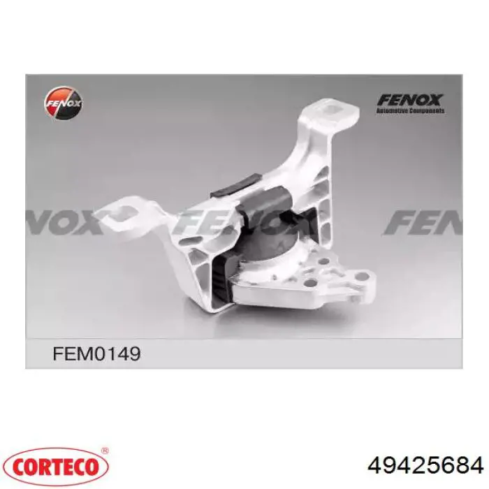 49425684 Corteco Coxim (suporte) direito de motor