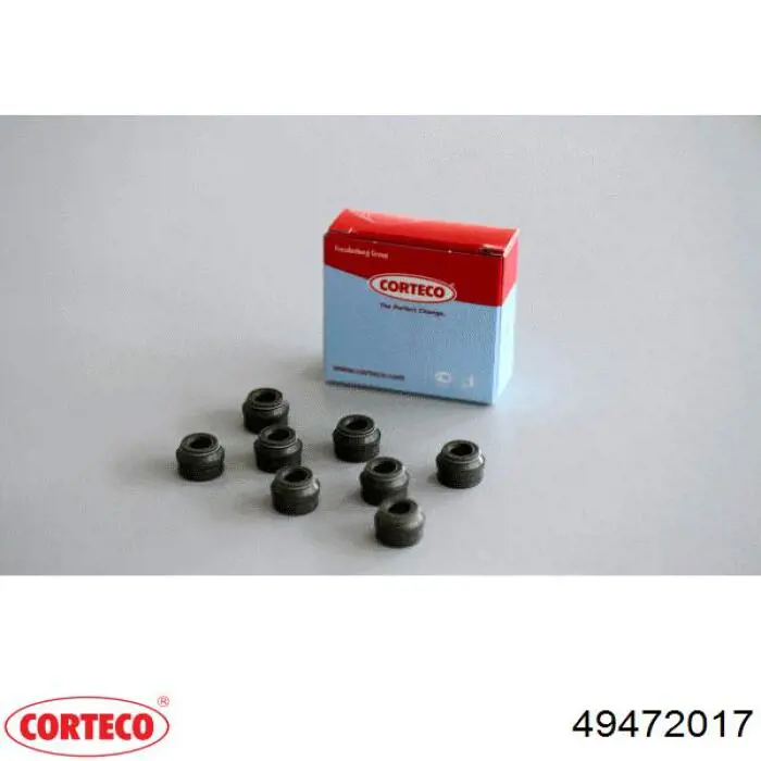 49472017 Corteco Bucim de válvula (coletor de óleo), admissão/escape
