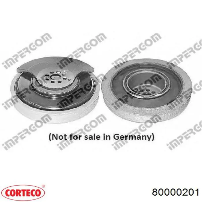Polia de cambota Corteco 80000201 preço, a partir de 66,40 USD